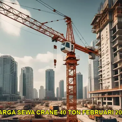 harga sewa crane 40 ton februari 2025